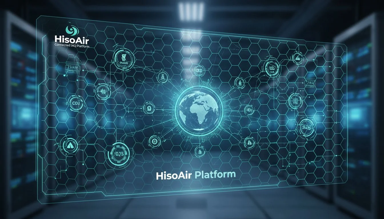 hisoair connected IAQ platform