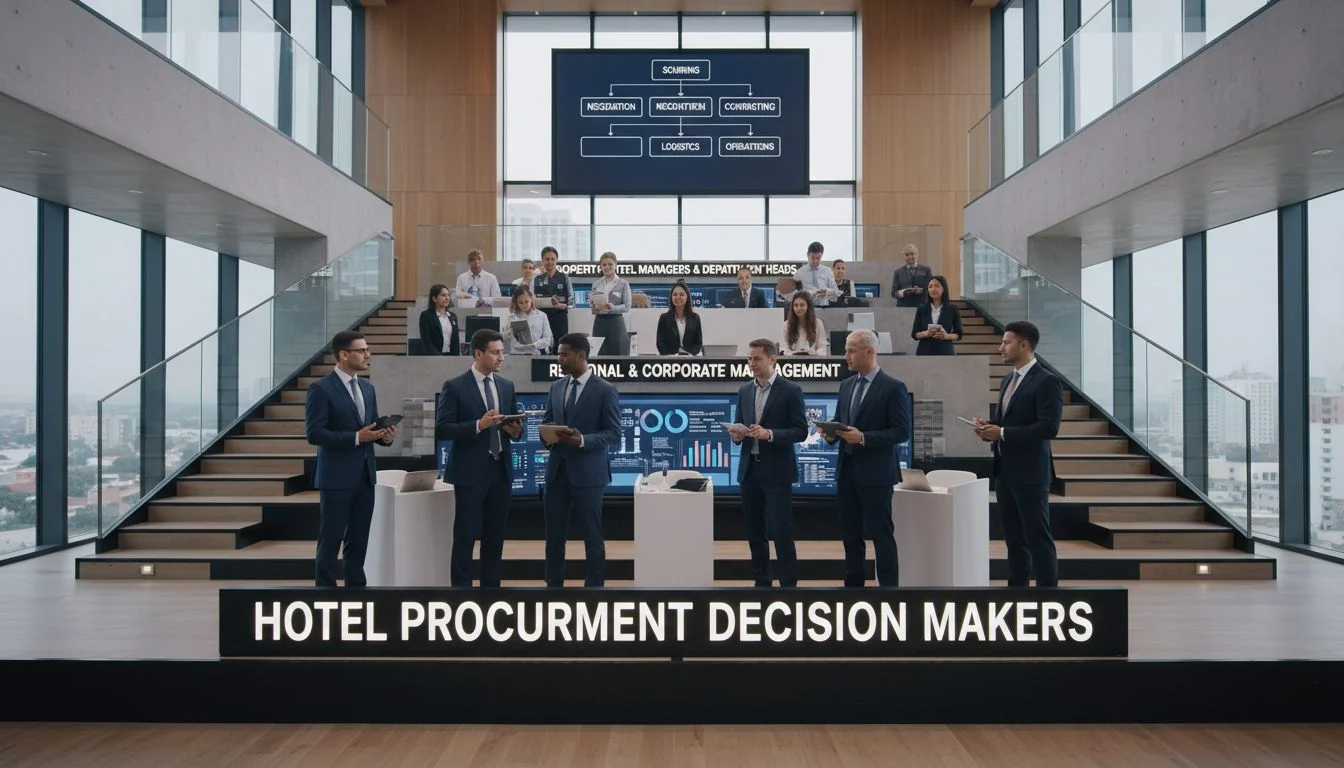 Hotel Procurement Tiers hotel procurement decision makers