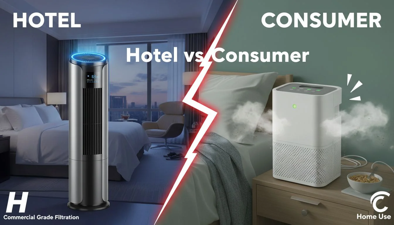 hotel vs consumer air purifier