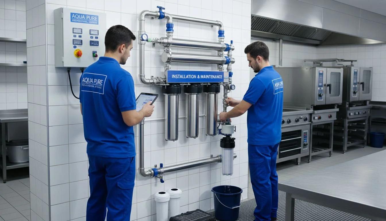 commercial water purifier installation maintenance
