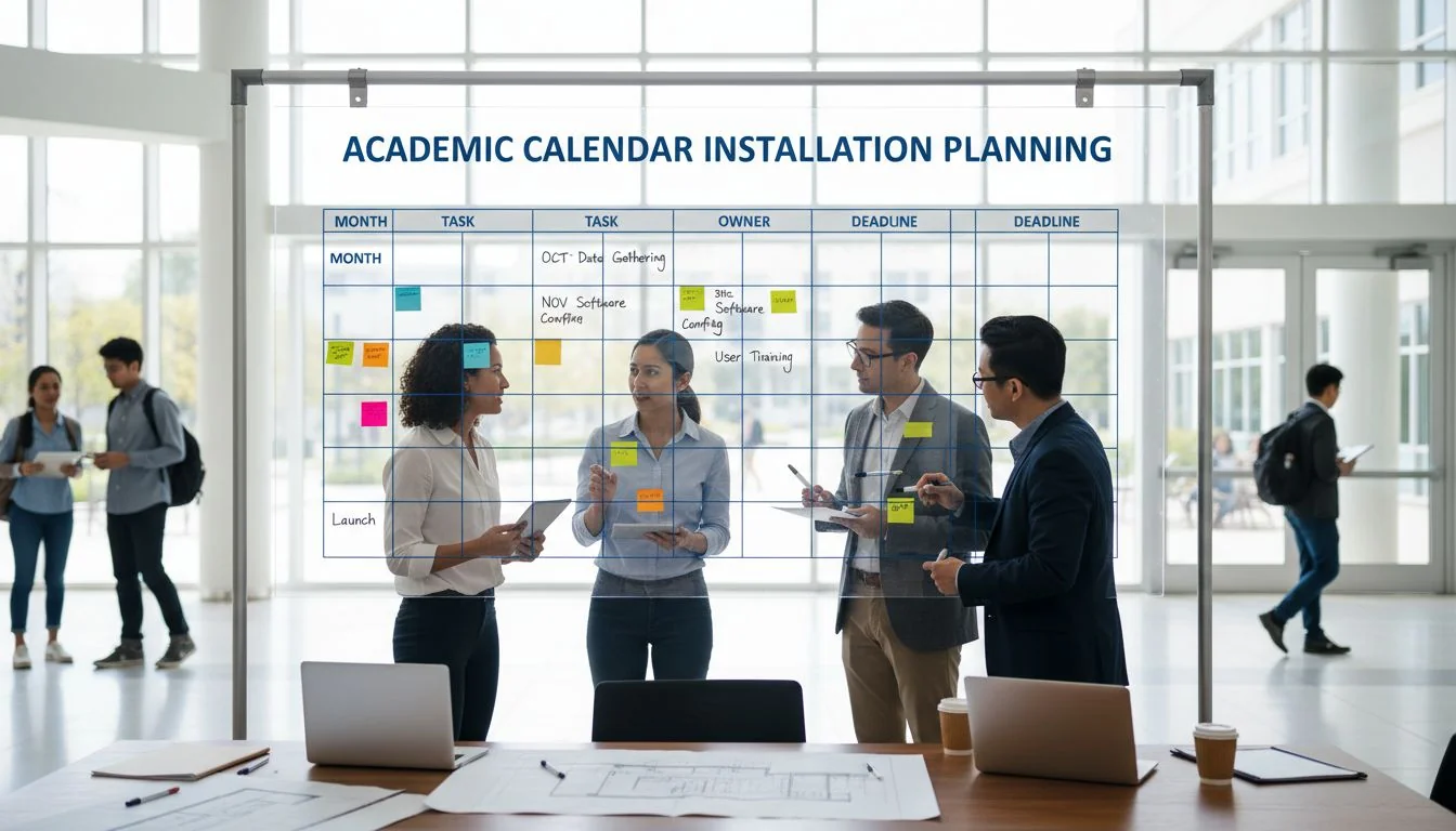academic calendar installation planning