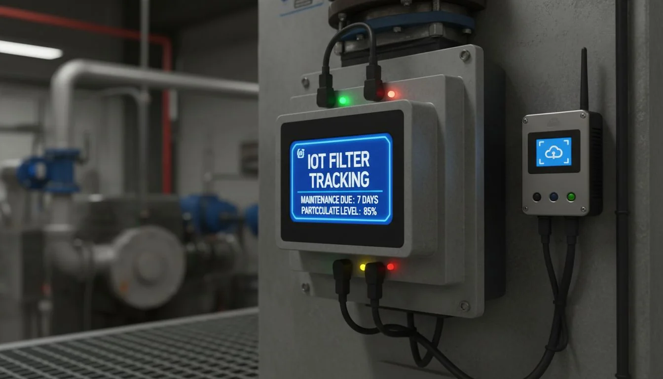 IoT filter maintenance tracking