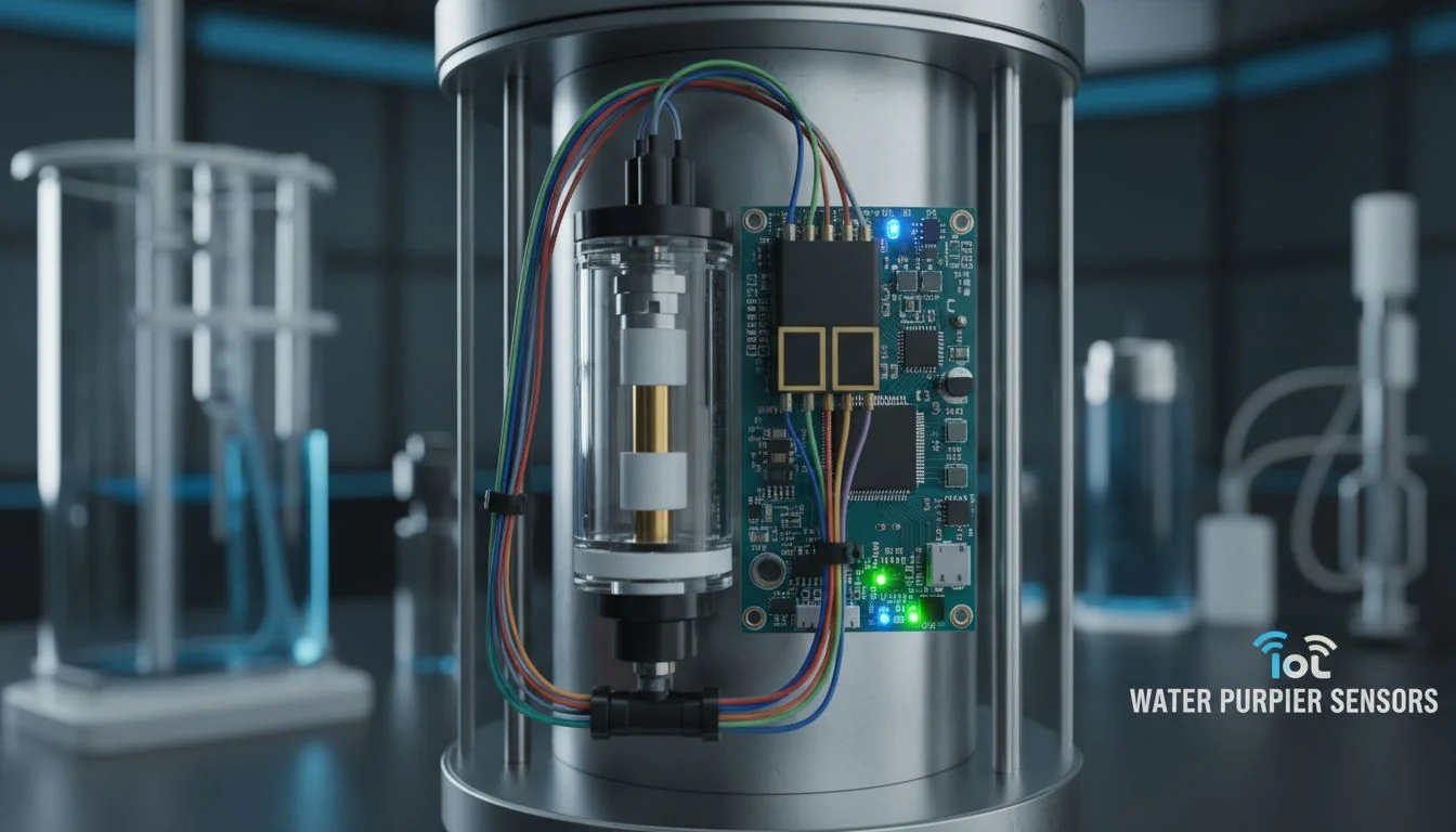 IoT water purifier internal sensors
