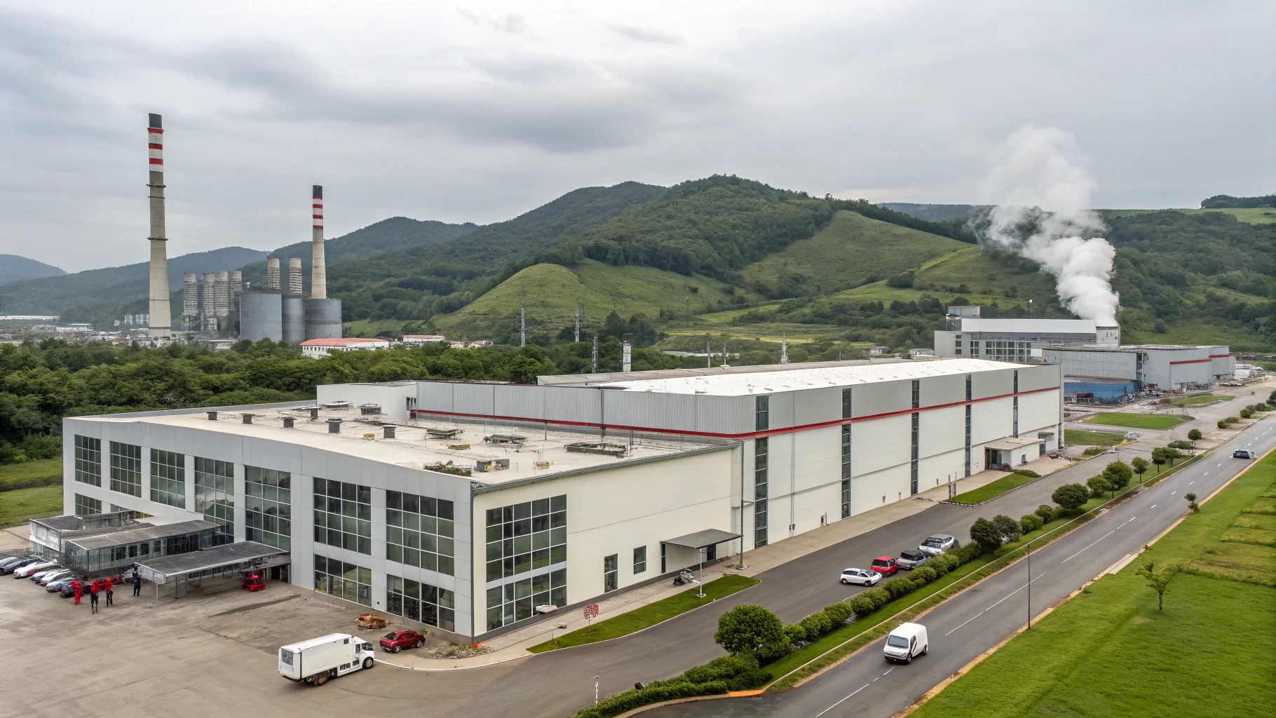 Exterior shot of the Kent manufacturing plant in Roorkee, Uttarakhand