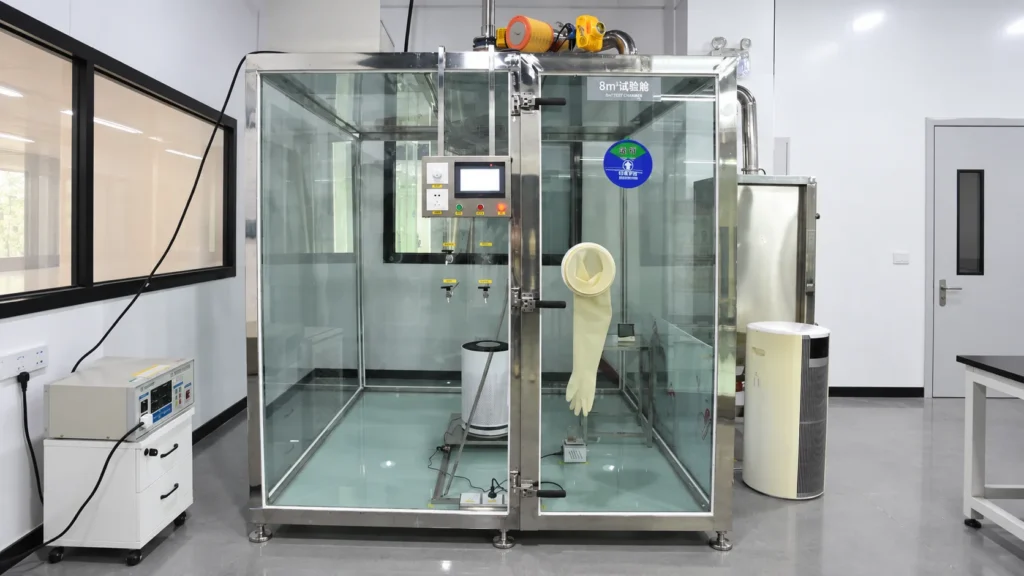 Particulate CADR performance validated in a 30 m³ test chamber during engineering and pilot-batch qualification.Industrial Design & Product Definition