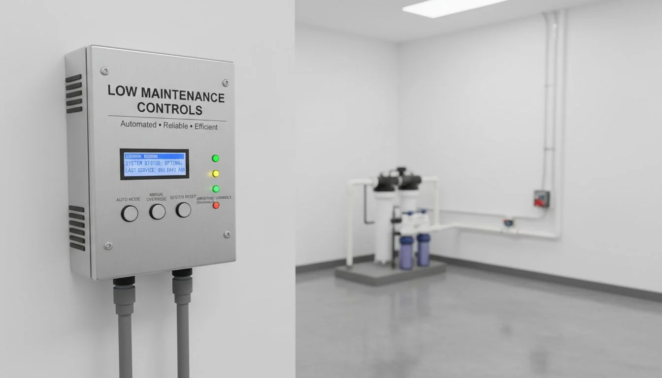 Low Maintenance Controls Low maintenance water treatment controls