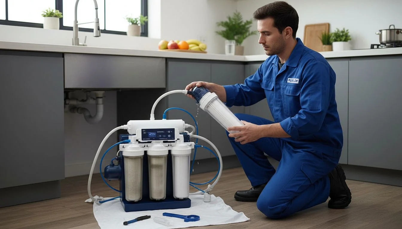 maintain an RO water purifier system