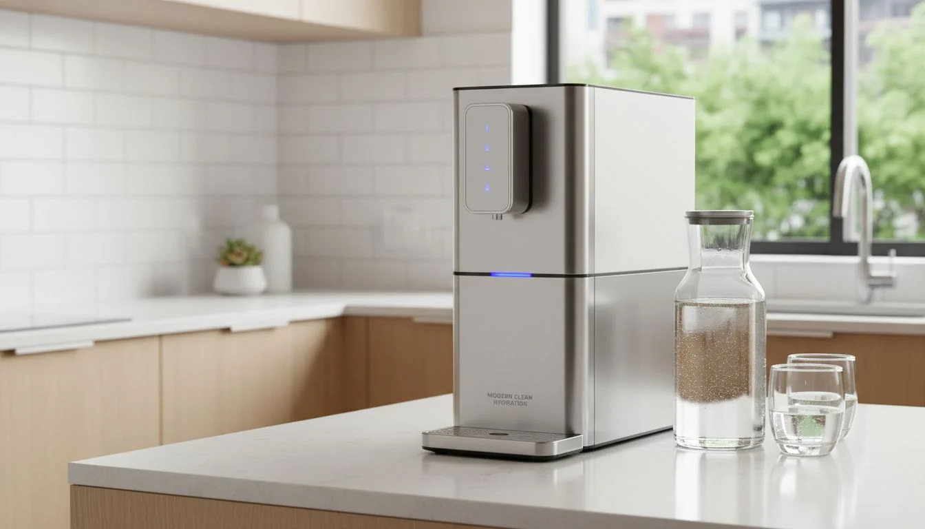 clean hydration water purifier kitchen counter