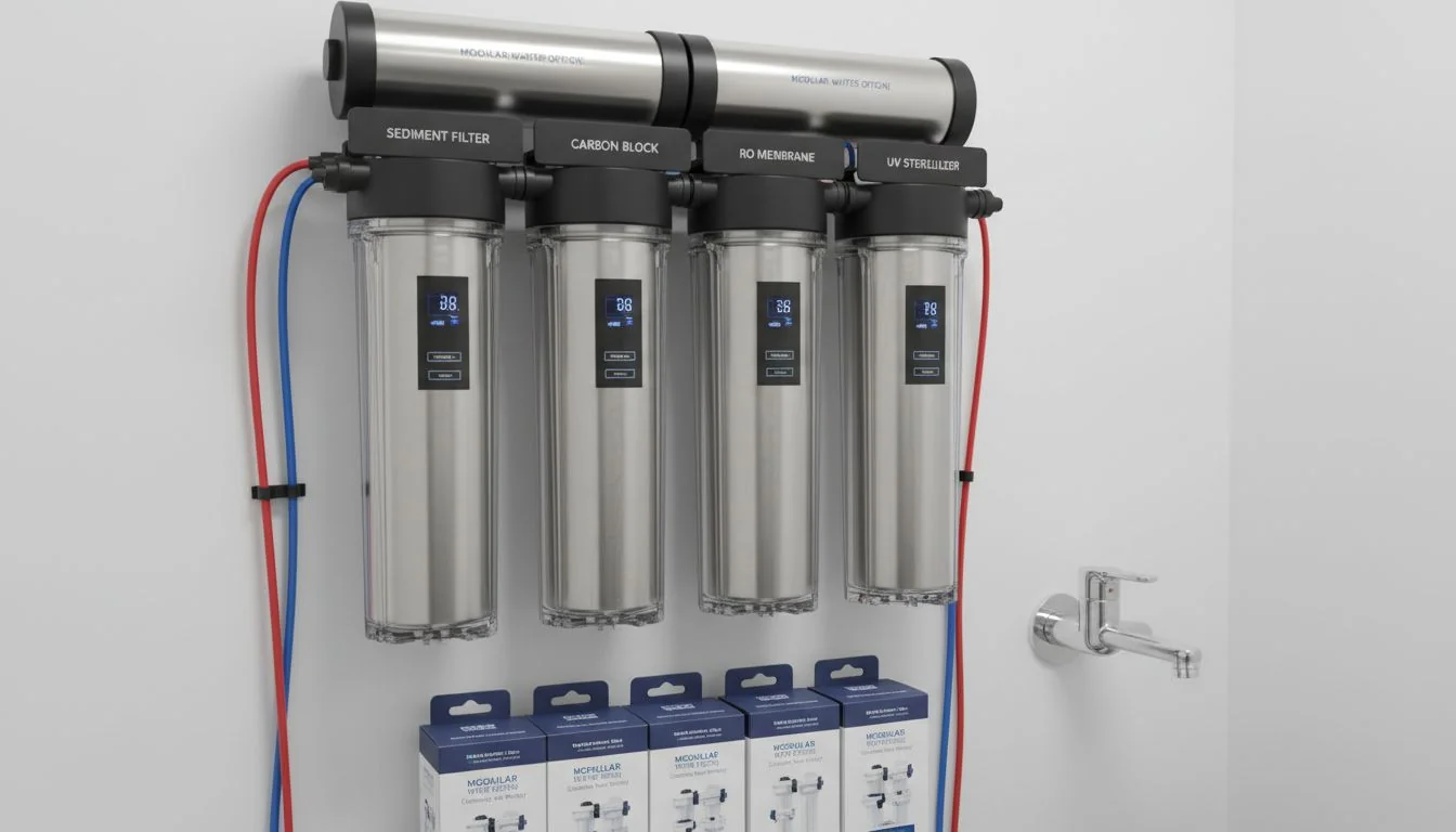 Modular water filtration Modular water filtration options