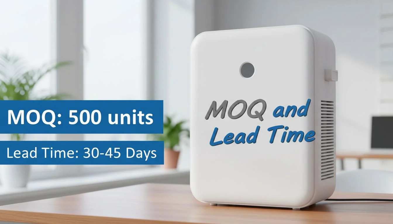 air purifier MOQ lead time