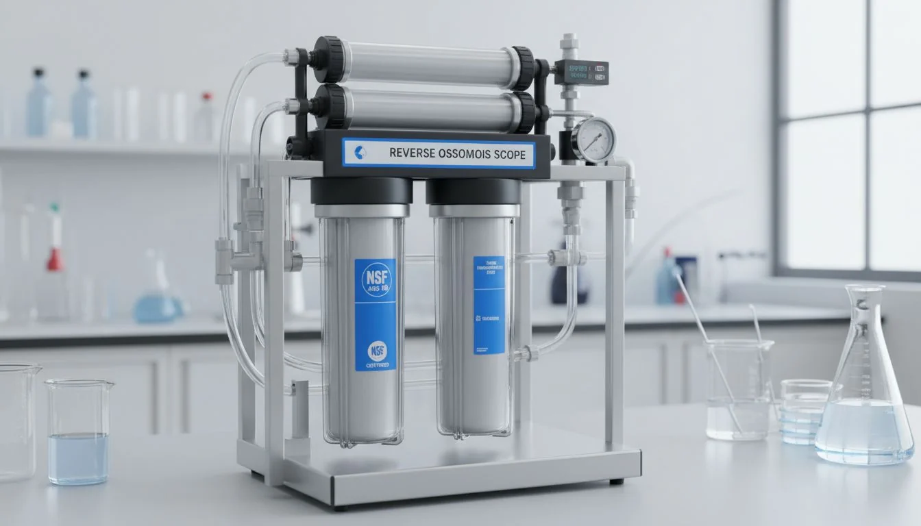 NSF ANSI 58 reverse osmosis scope