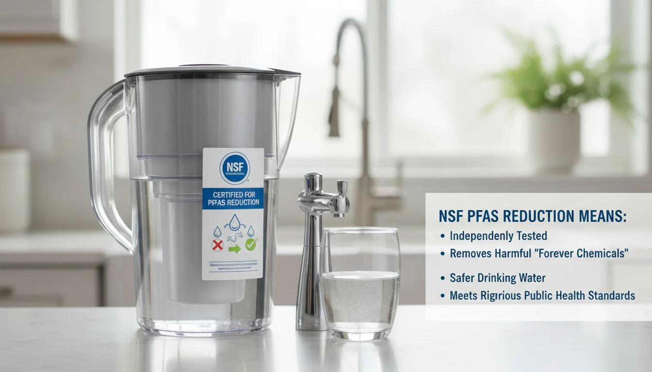 NSF PFAS Reduction Meaning NSF certified for PFAS reduction meaning