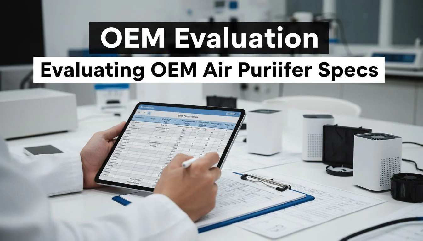 Evaluating OEM air purifier specs