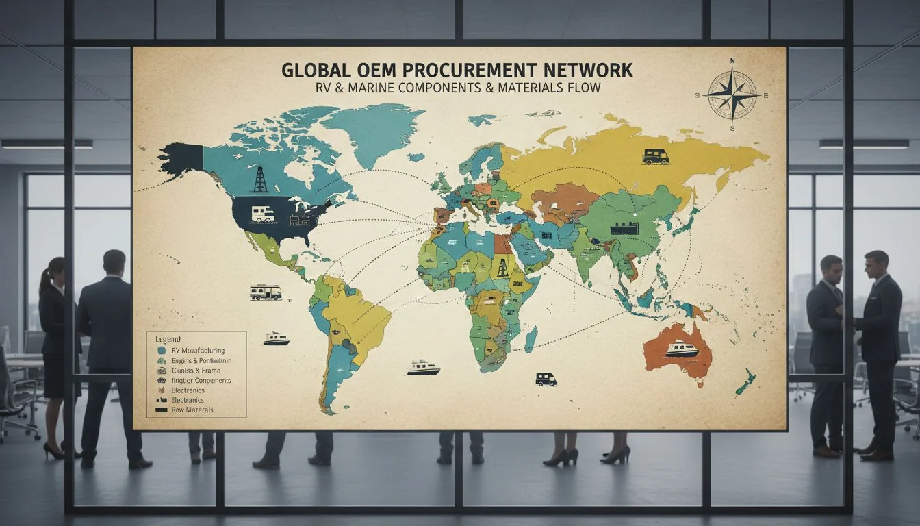 RV and marine OEM procurement map