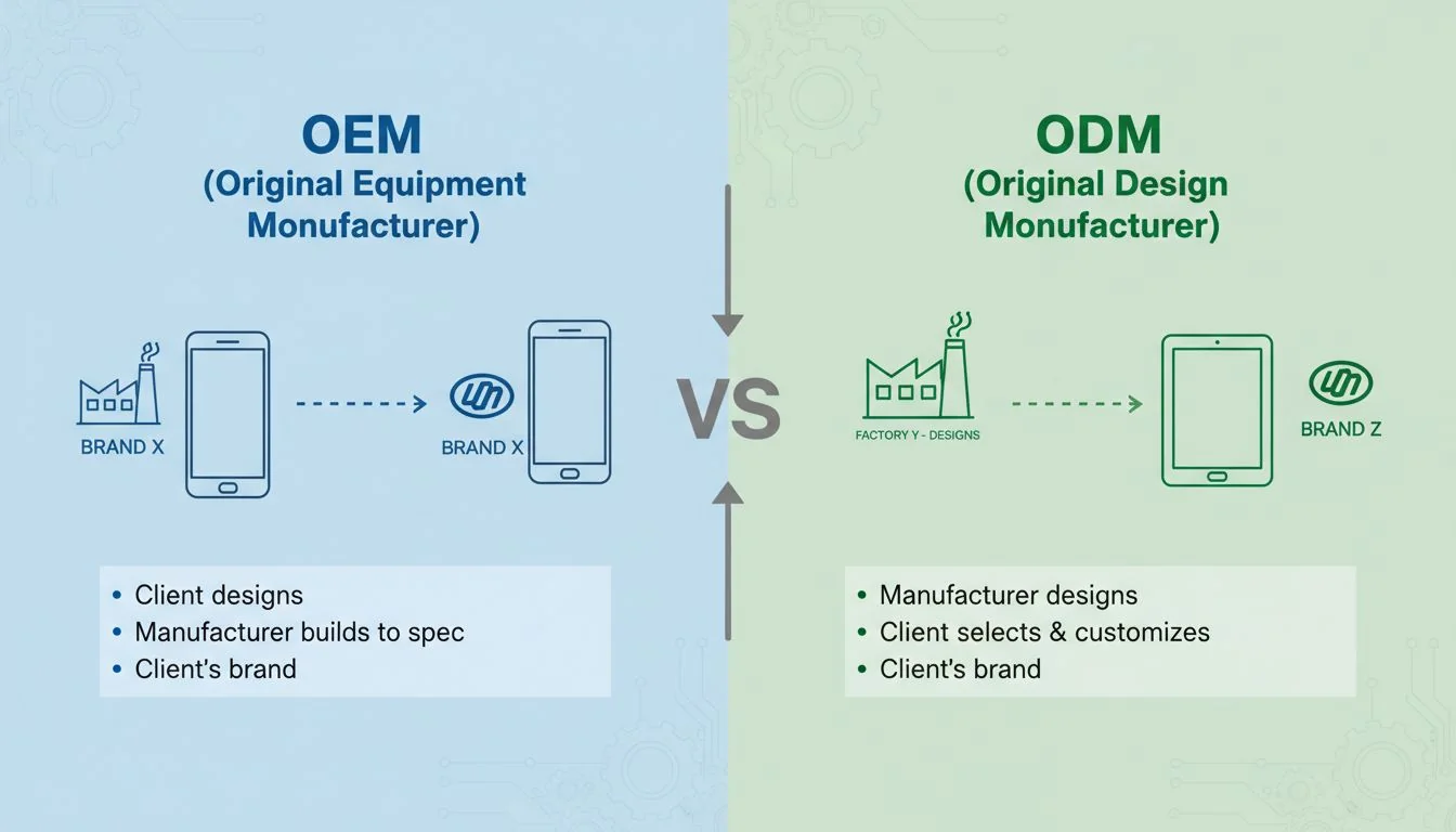 OEM vs ODM manufacturing models