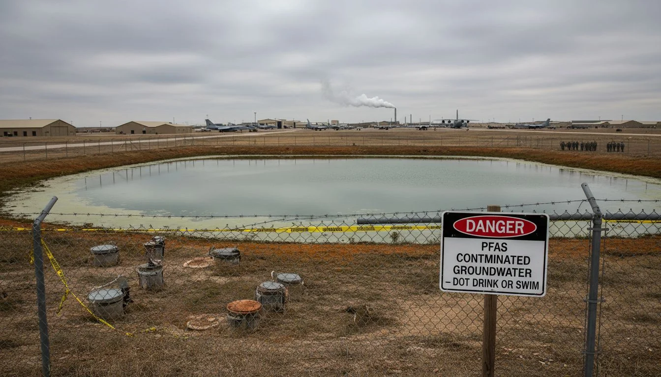 PFAS contamination military base groundwater