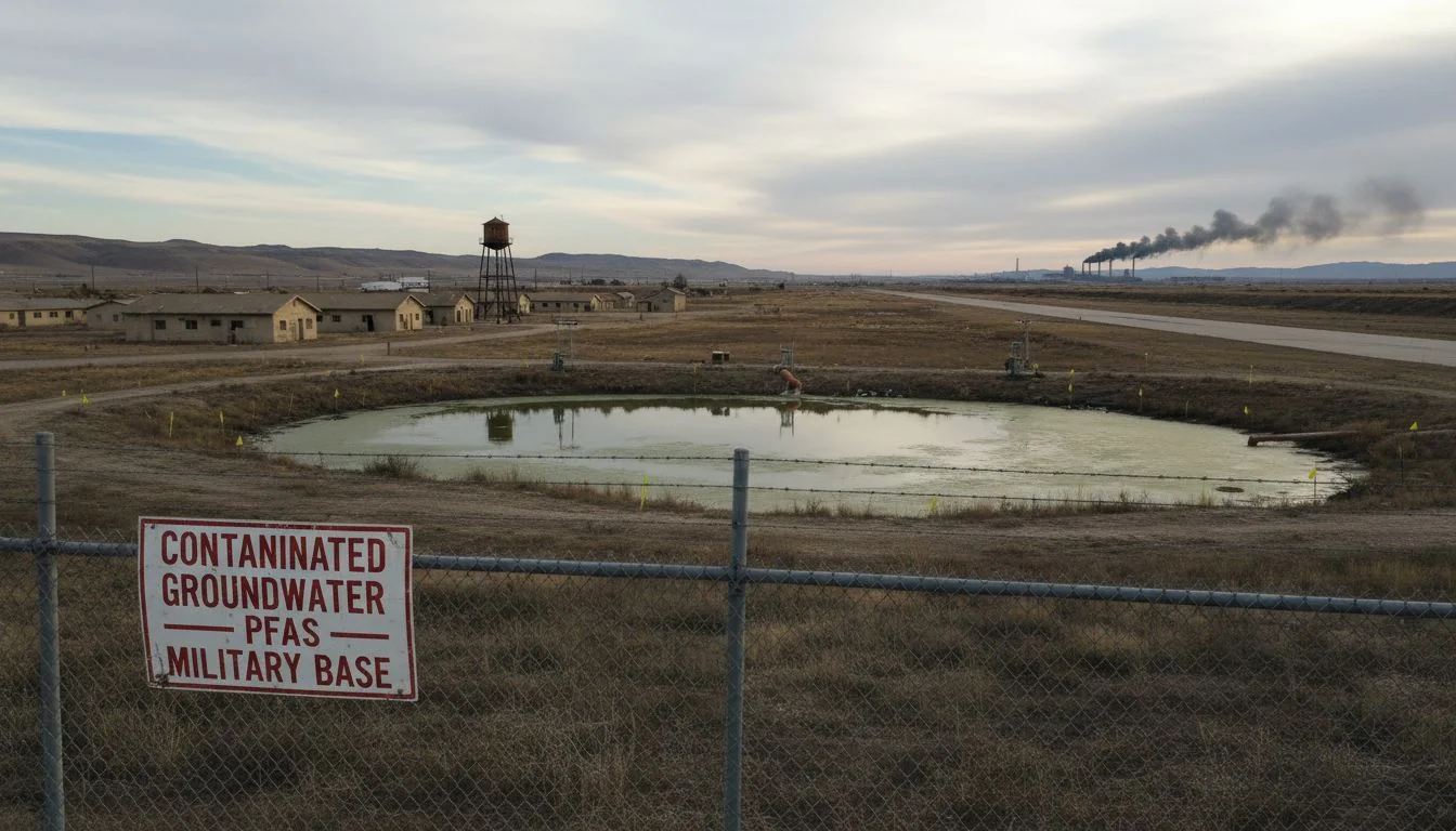 PFAS military base groundwater contamination