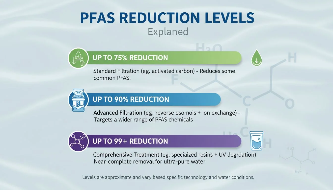PFAS reduction levels explained