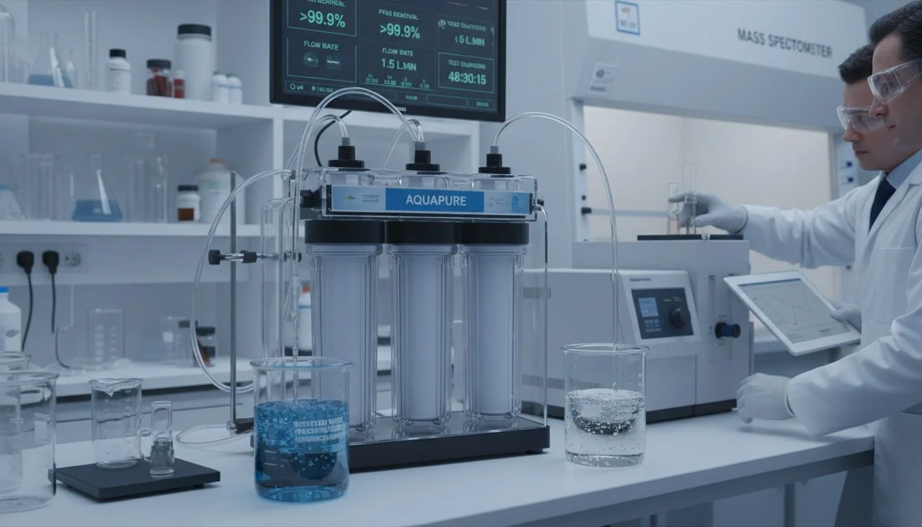 pfas water purifier testing