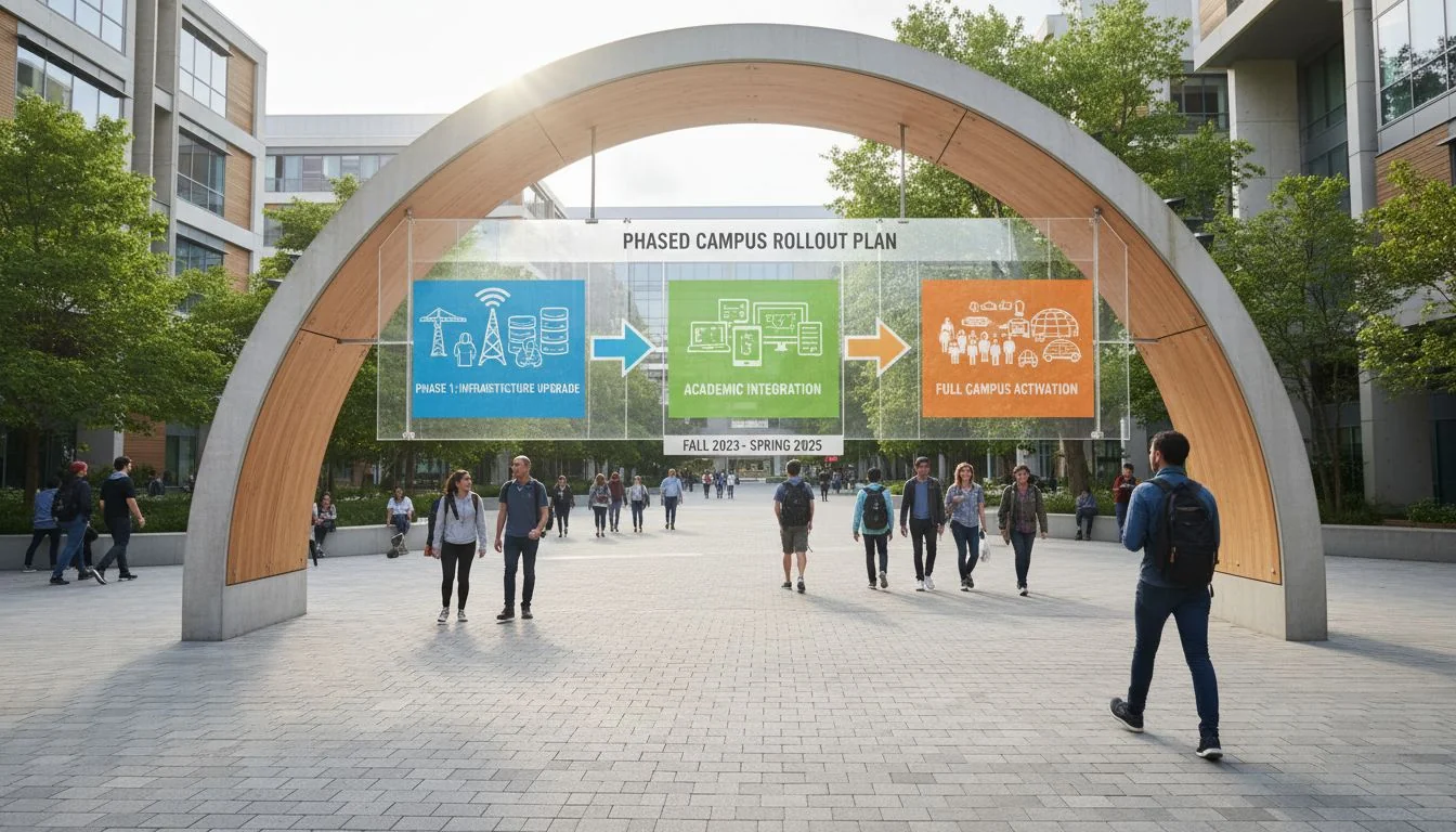 phased campus rollout plan