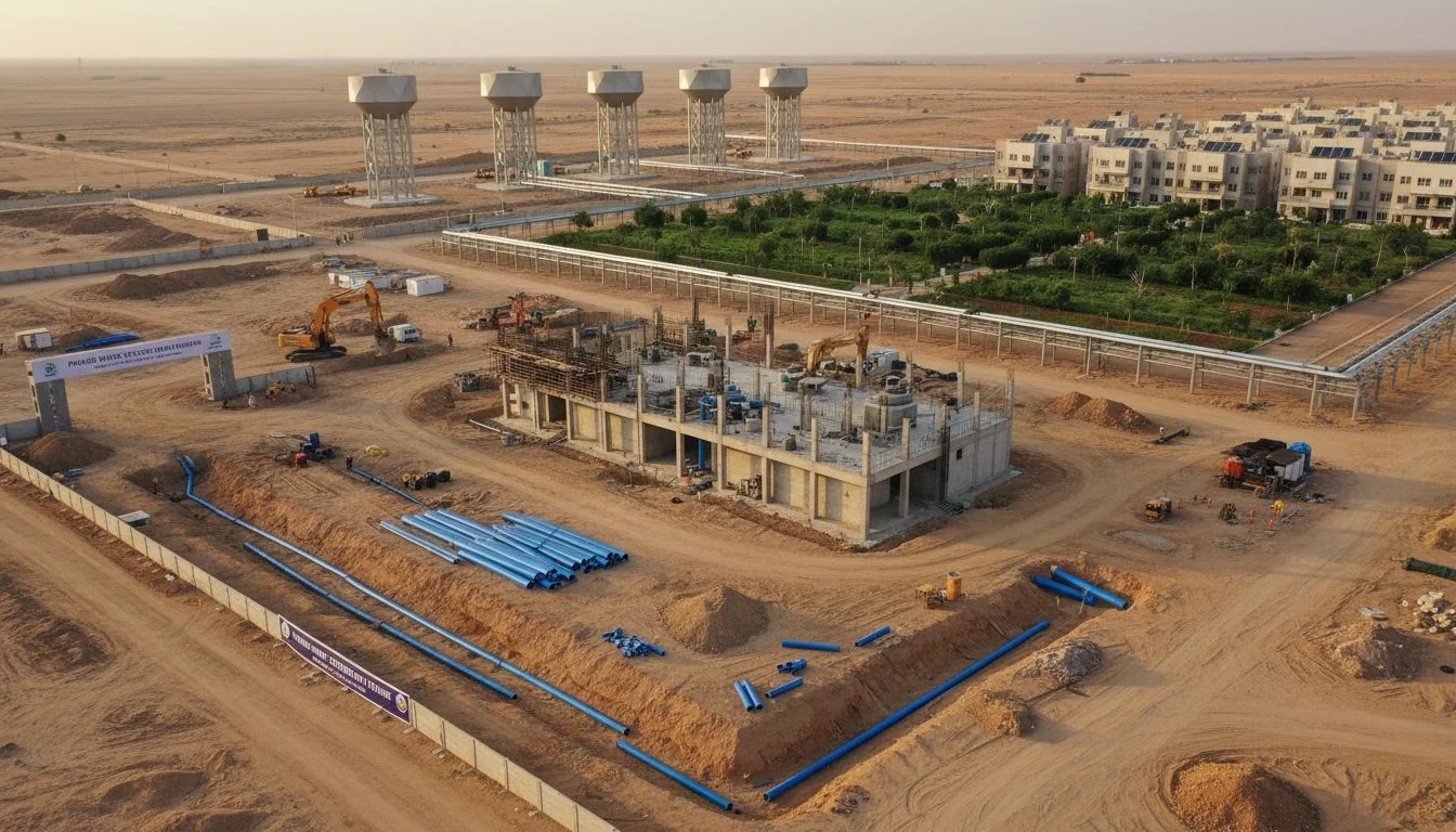 Phased deployment of water systems