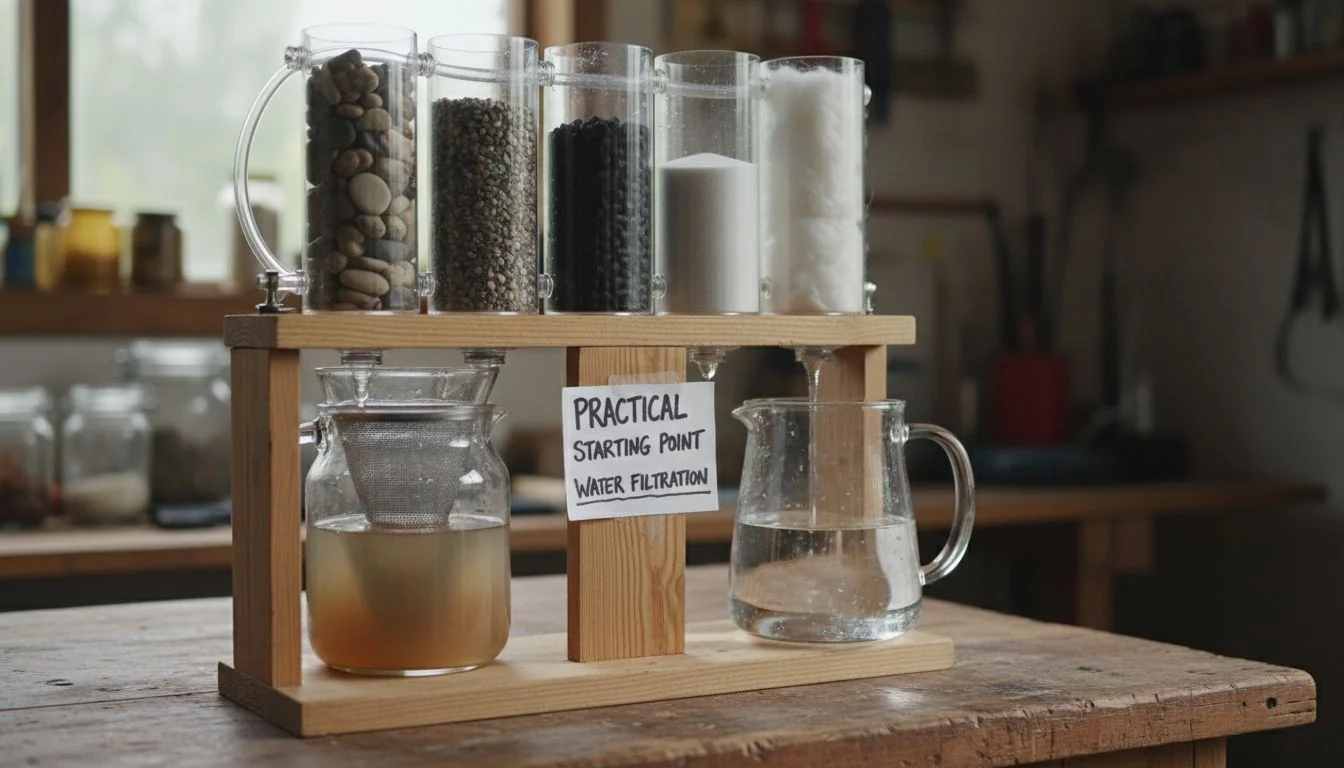 Practical Starting Point Practical starting point for water filtration