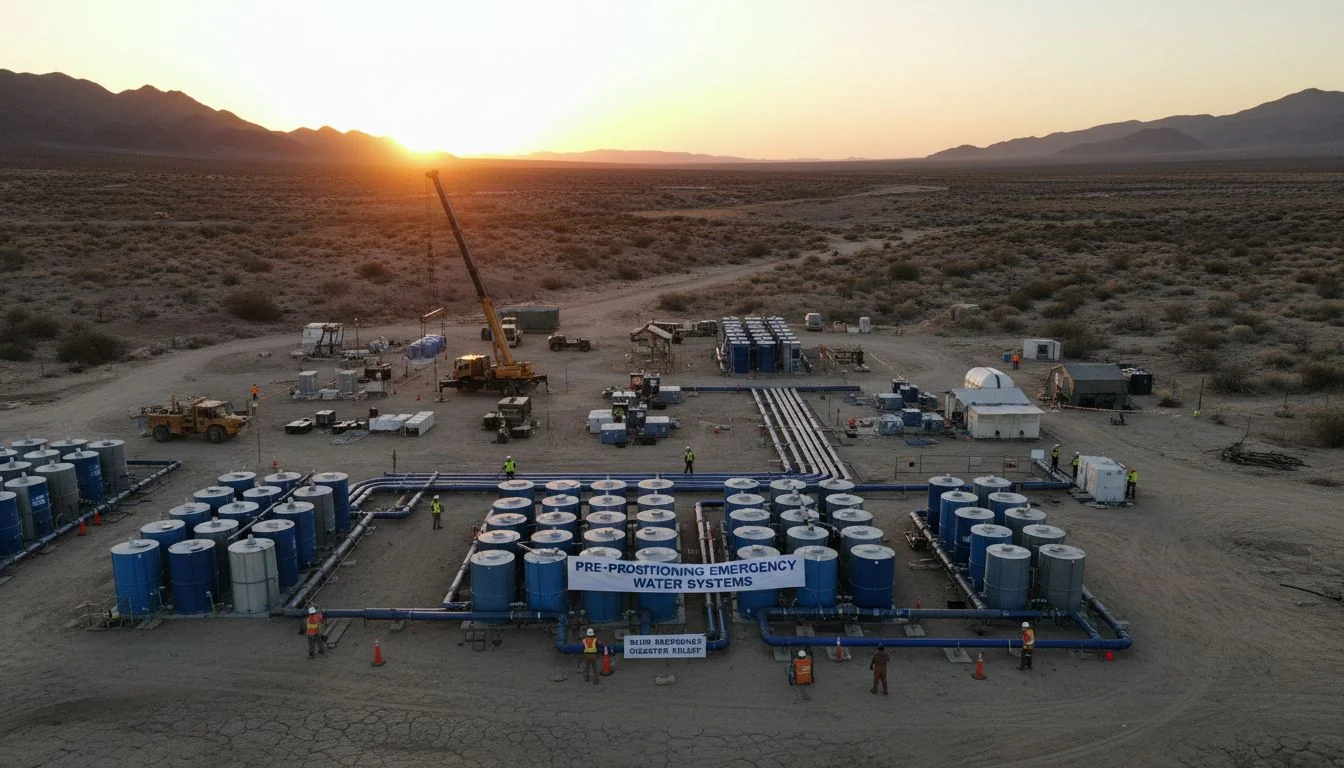 Pre-positioning Emergency Water Systems pre-positioning emergency water systems
