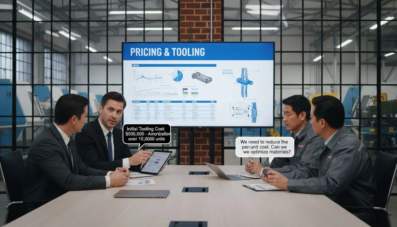 Negotiating factory tooling costs