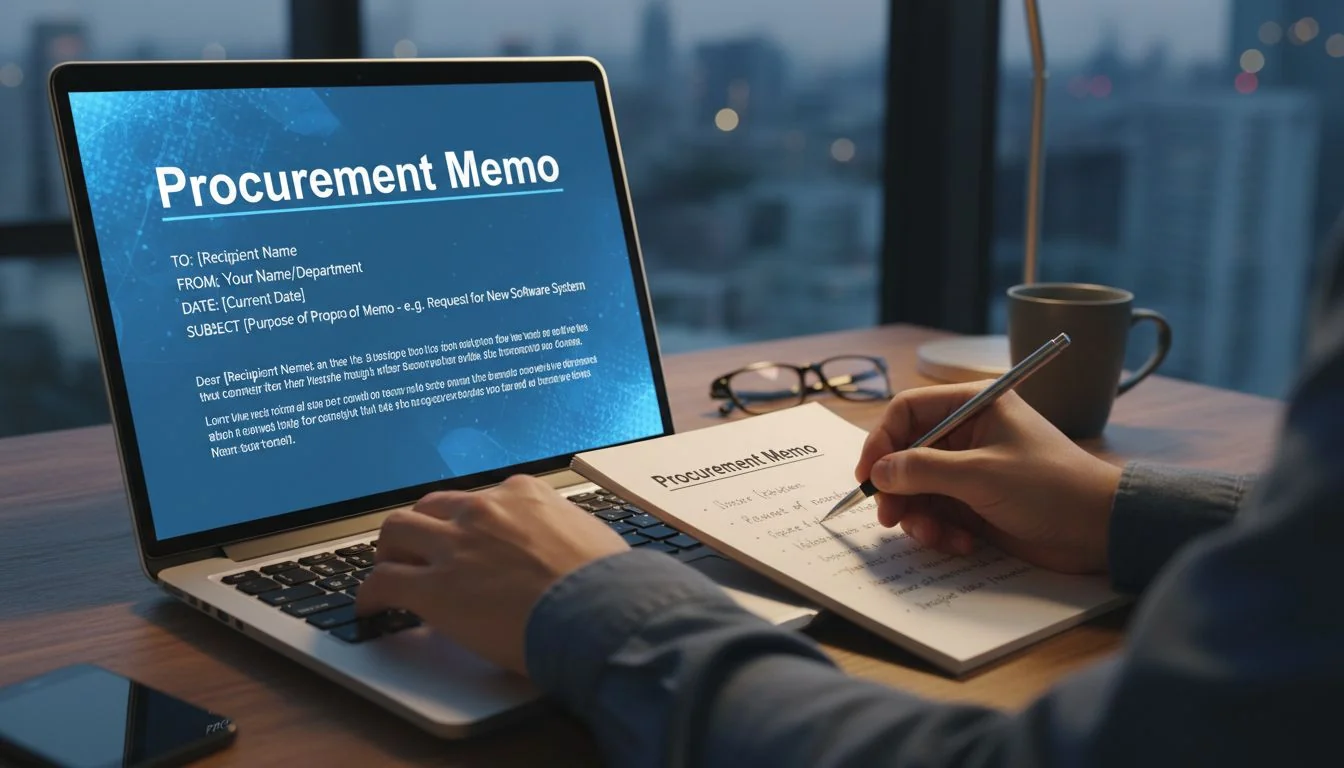 Writing a procurement memo