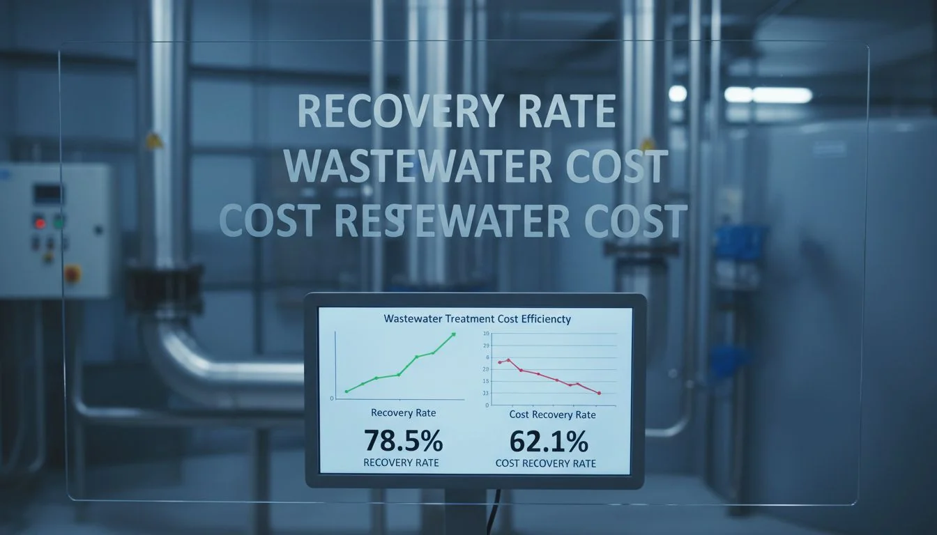 recovery rate wastewater cost