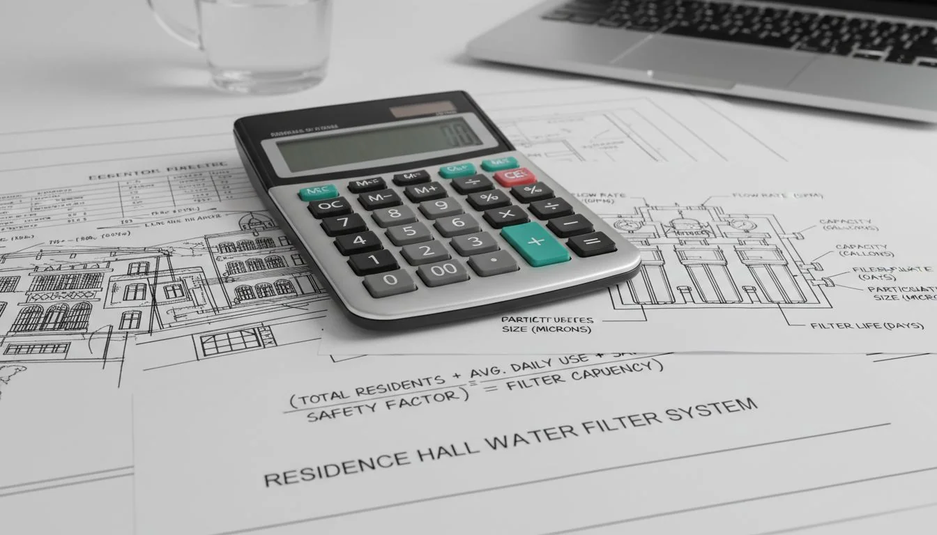 residence hall water filter calculation