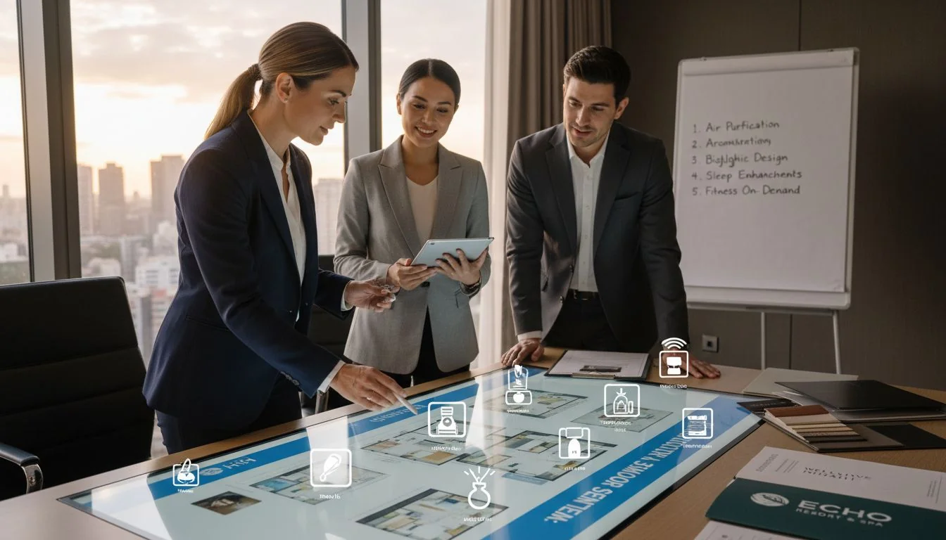 Rolling Out Wellness Rooms hotel manager planning room rollout