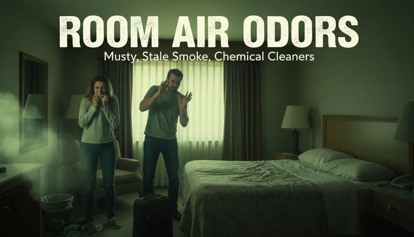 Room Air Odors travelers notice room air odors