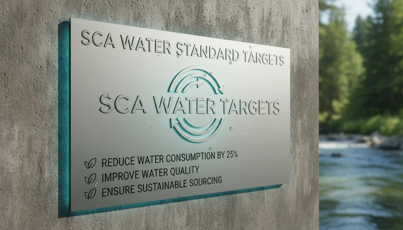 SCA water standard targets