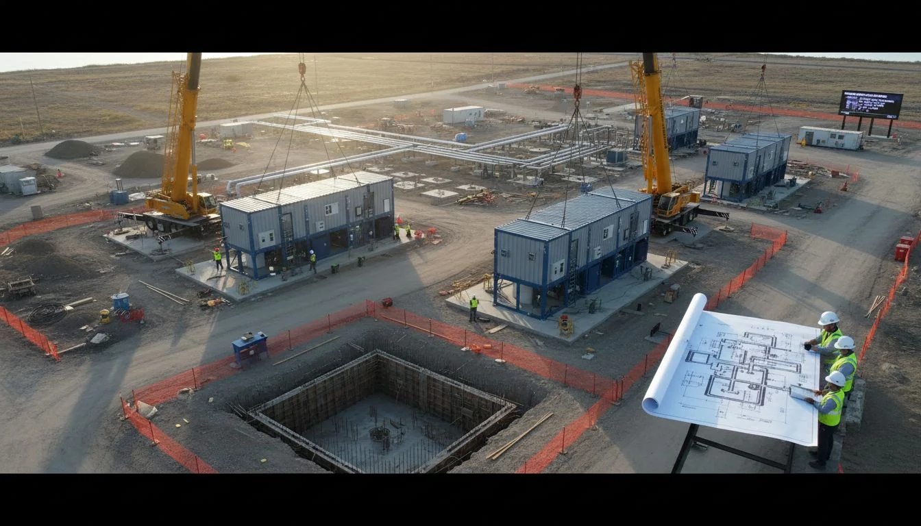 Site planning for modular filtration