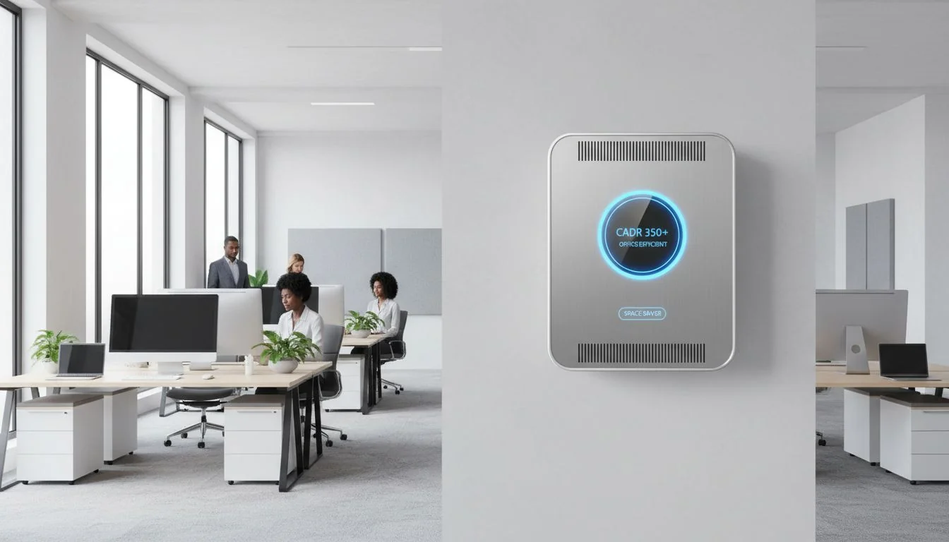 wall mounted air purifier in office