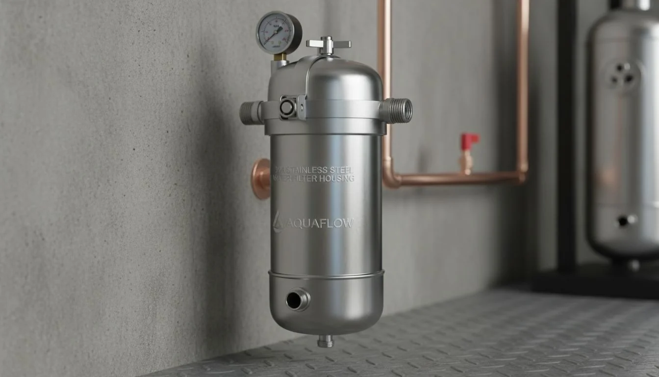 304 stainless steel water filter housing