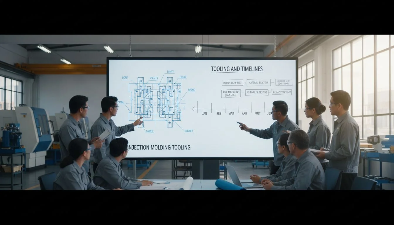 injection molding tooling and timeline