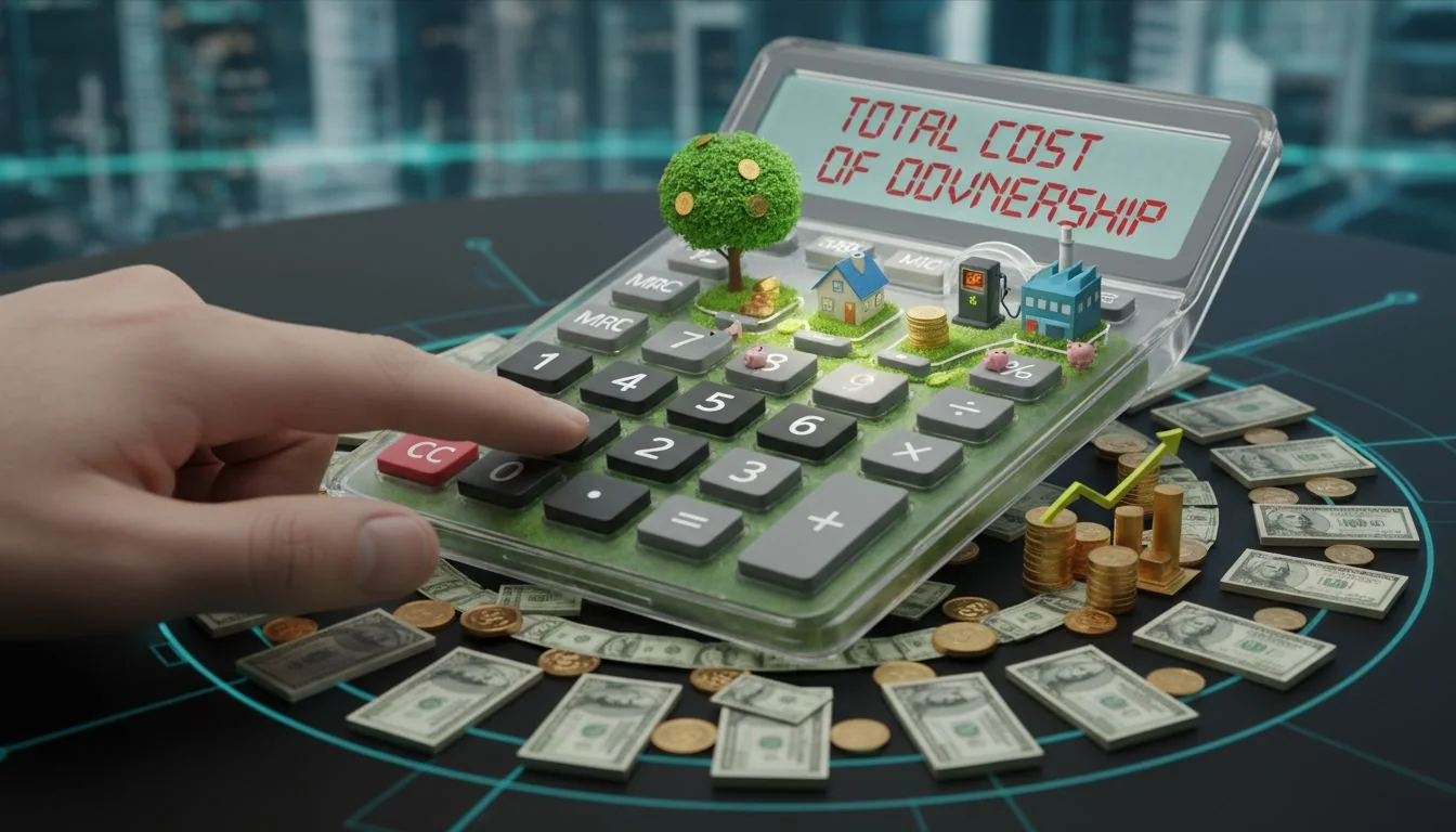 calculator and money saving concept