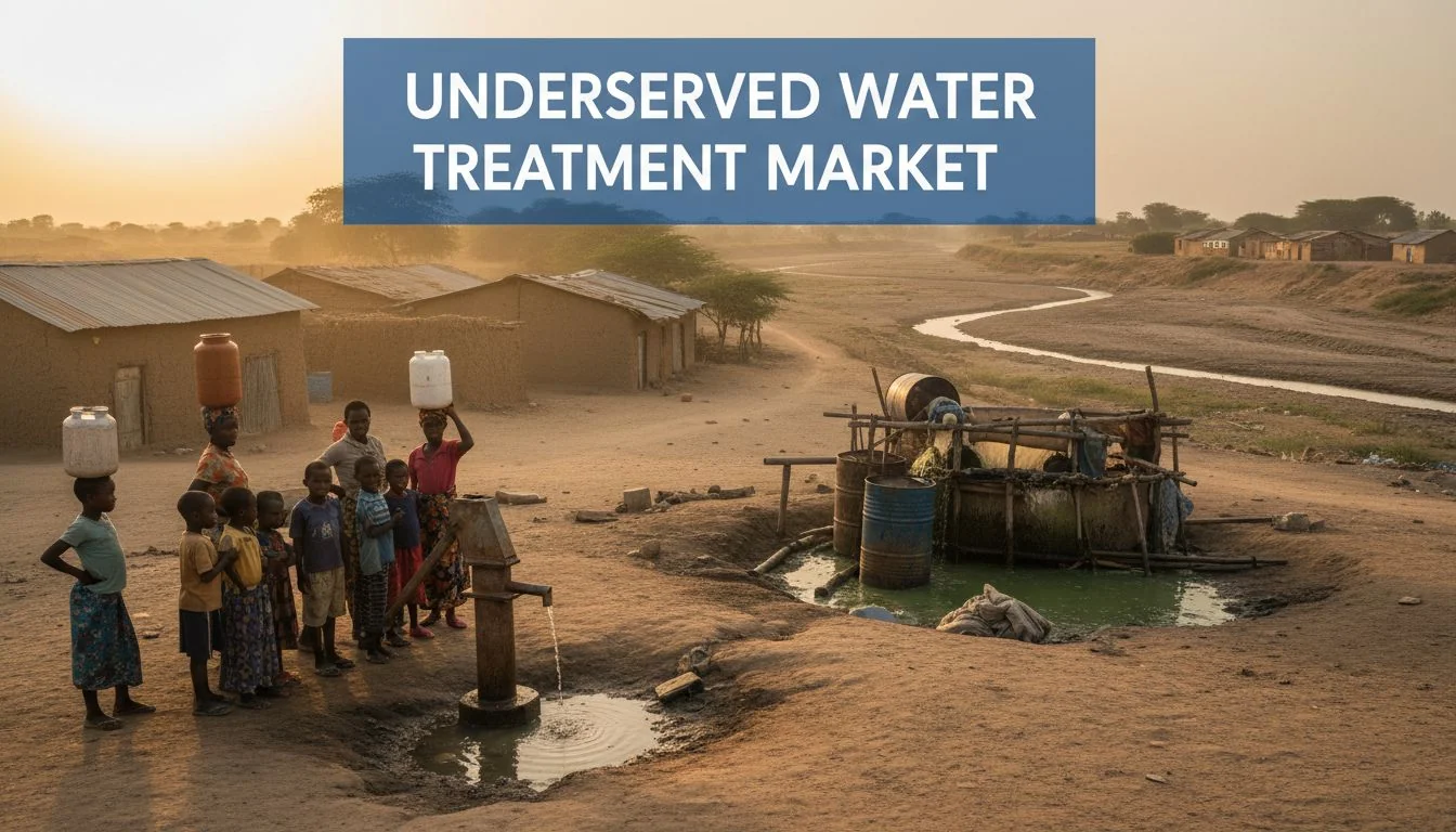 underserved water treatment market