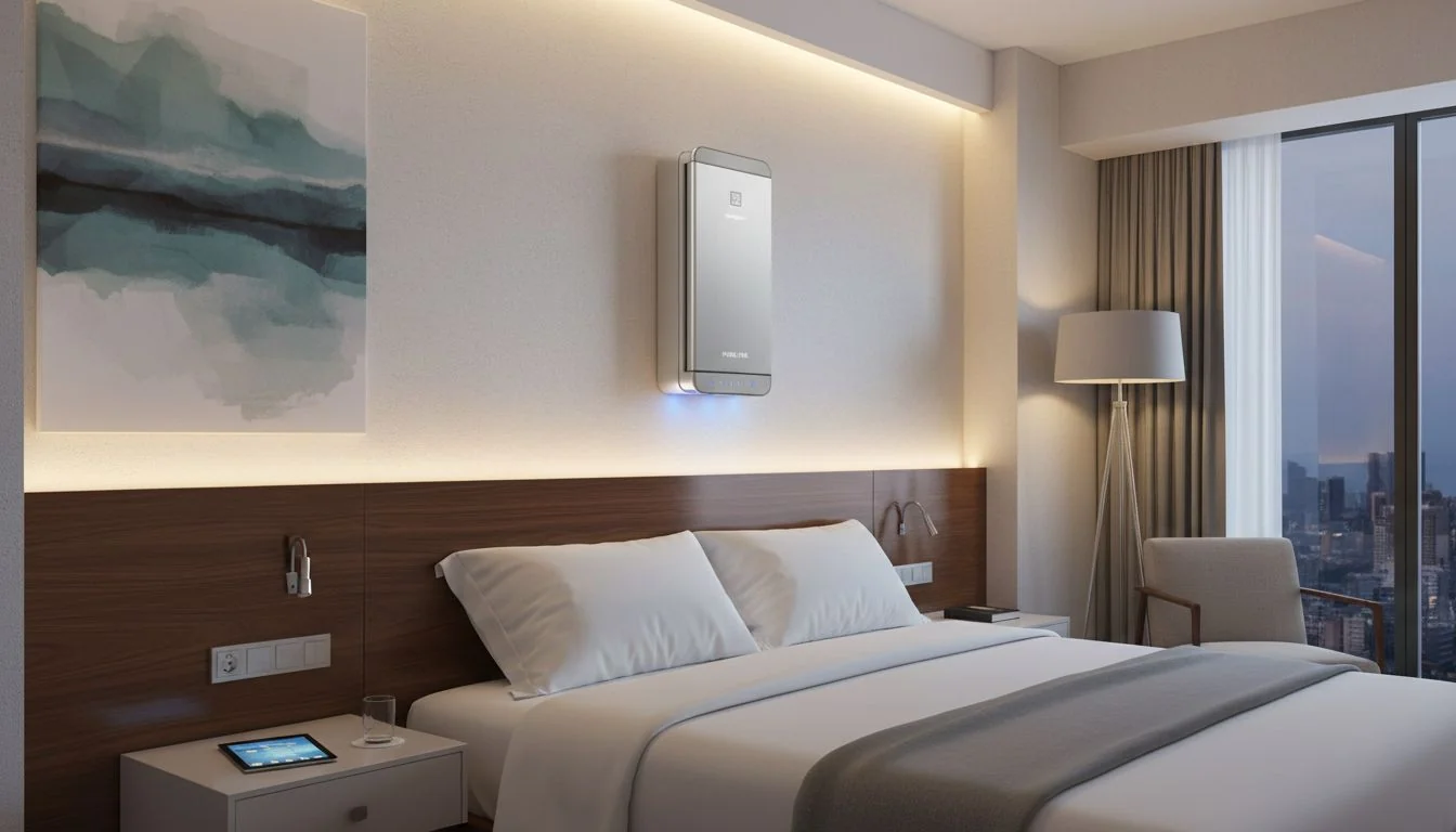 wall mounted air purifier hotel