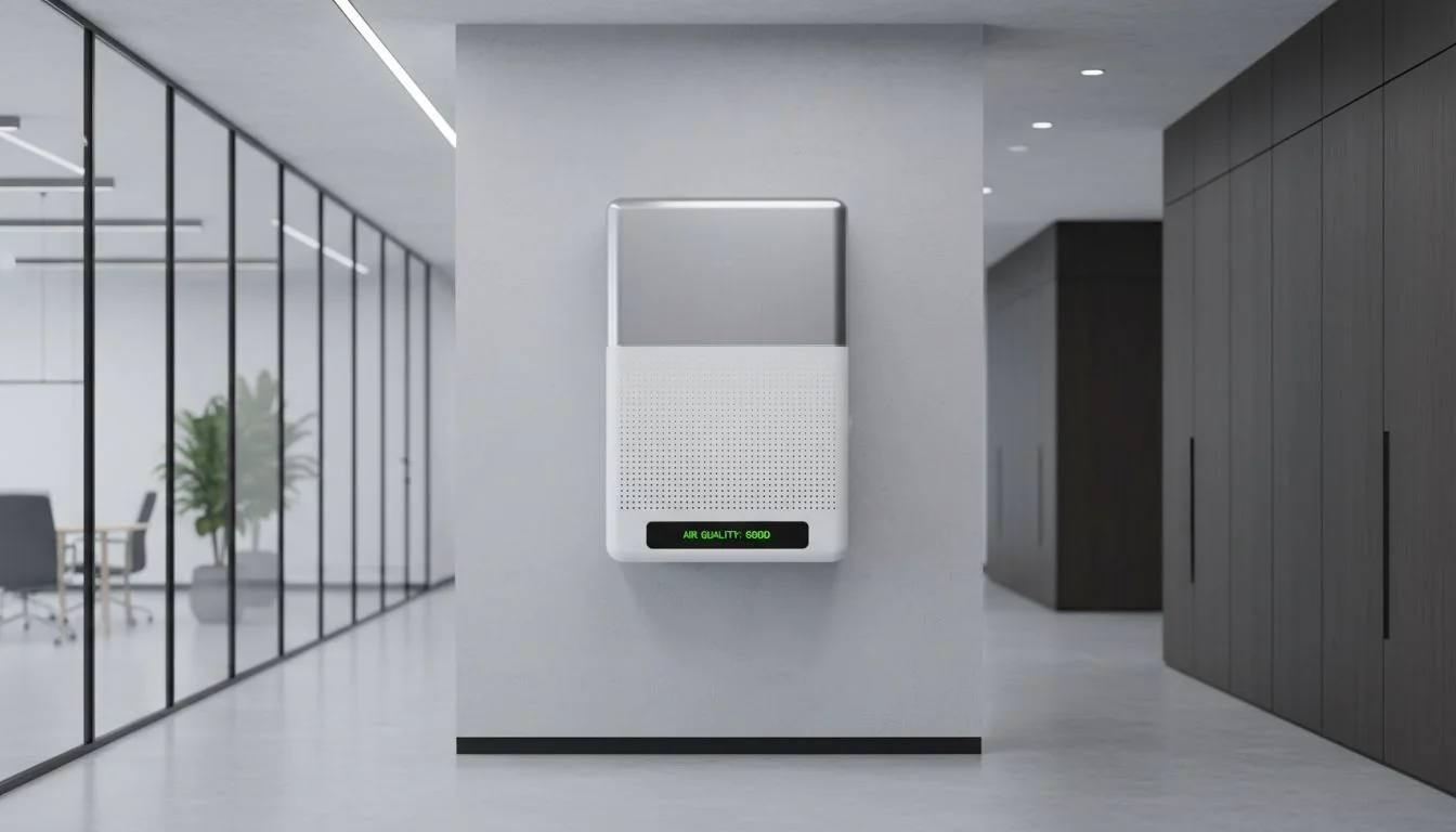 Wall Mounted Commercial Unit wall mounted air purifier in corridor