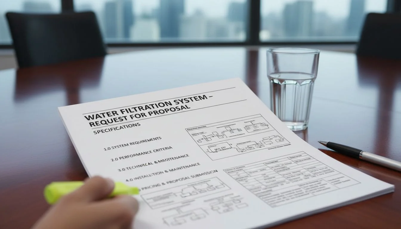 water filtration RFP specifications