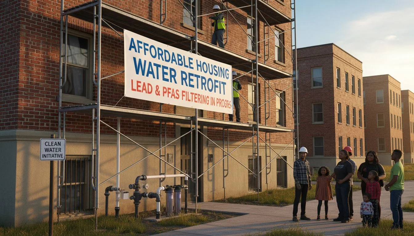 affordable housing water retrofit lead pfas