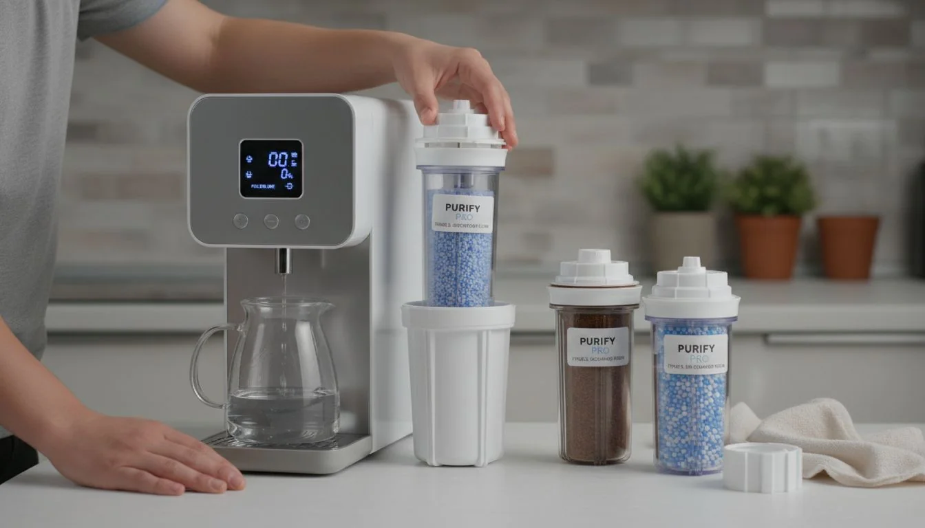 water station filter replacement